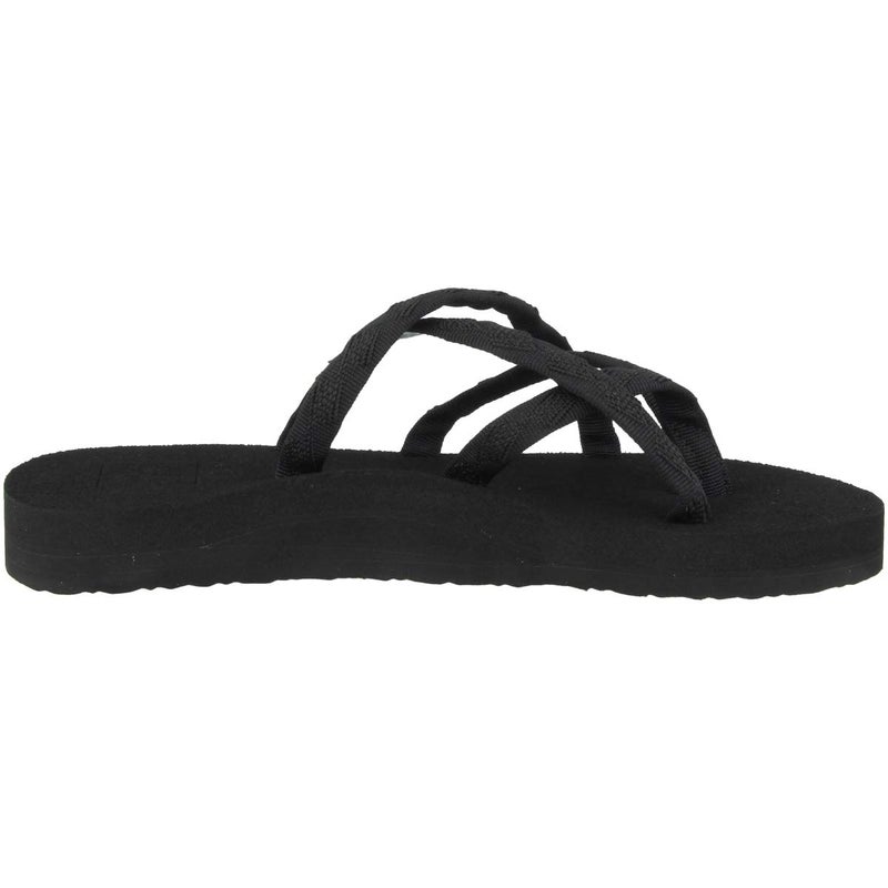 Teva womens Olowahu Sandal, Black on Black, 11 US - Image 3